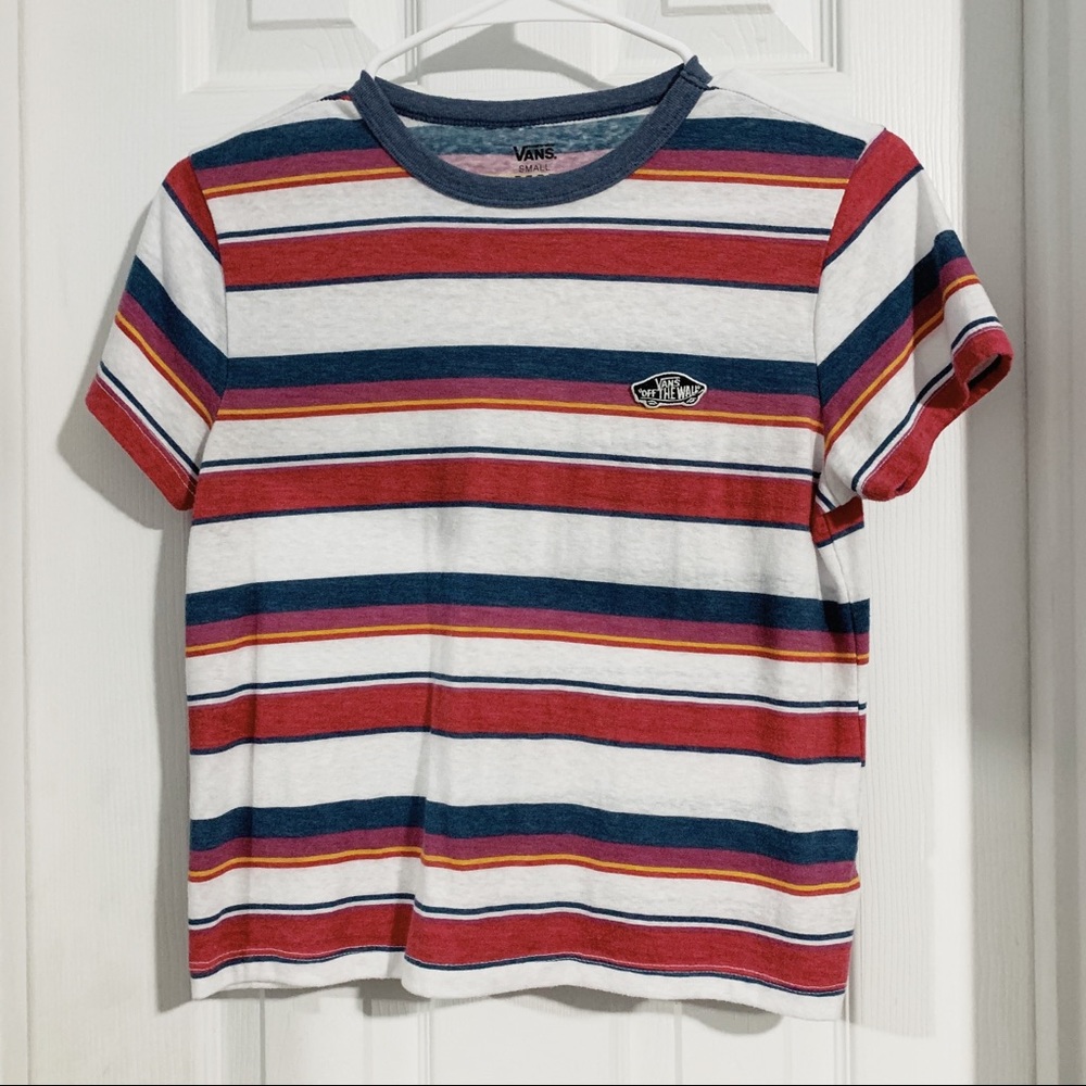 Vans Striped Crop Top